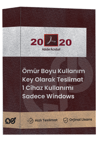 Adobe Acrobat Pro DC 2020 - Ömür Boyu (12 Ay Garantili)