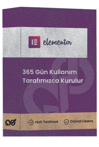 Elementor Pro - 365 Günlük (180 Gün Garantili)