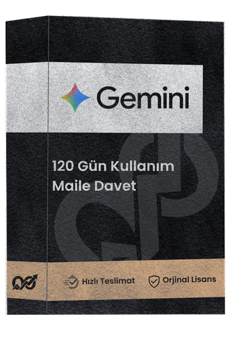 Gemini Google AI Pro - 120 Günlük (120 Gün Garantili)