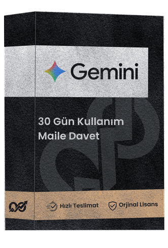 Gemini Google AI Pro - 30 Günlük (30 Gün Garantili)