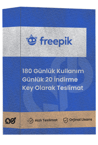 Freepik Premium - 180 Günlük (180 Gün Garantili)