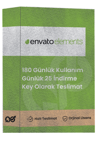 Envato Elements - 180 Günlük (180 Gün Garantili)