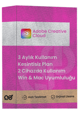 Adobe Creative Cloud - 90 Günlük (24 Saat Garantili)