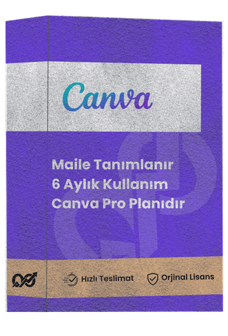 Canva PRO - 180 Günlük (180 Gün Garantili)