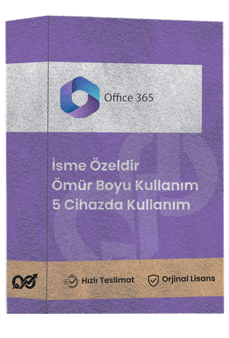 İsme Özel Office 365 Pro Plus- Ömür Boyu (12 Ay Garantili)