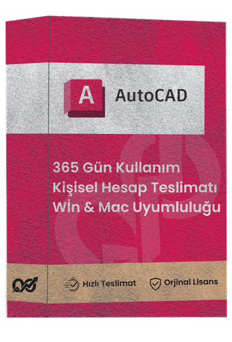 Autodesk AutoCAD - 1 Yıllık (3 Ay Garantili)
