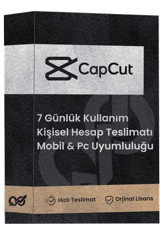 CapCut Pro - 7 Günlük (7 Gün Garantili)