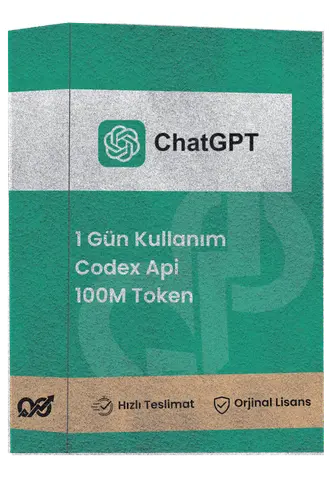 Codex API 100 Milyon Token / 5 Model - 1 Günlük (1 Gün Garantili)