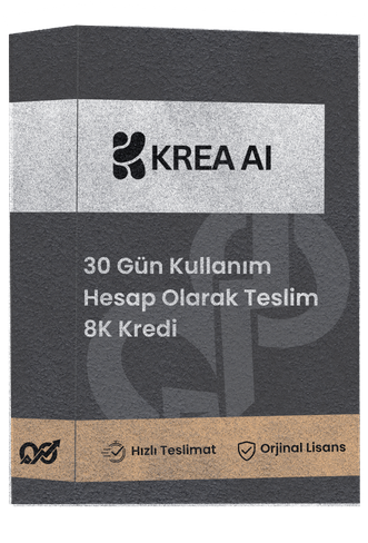 Krea AI Basic Plan 8.000 Kredi - 30 Günlük (Garantisiz)