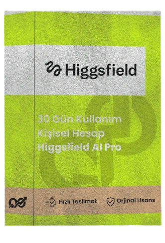 Higgsfield AI Pro- 1 Aylık (Garantisiz)